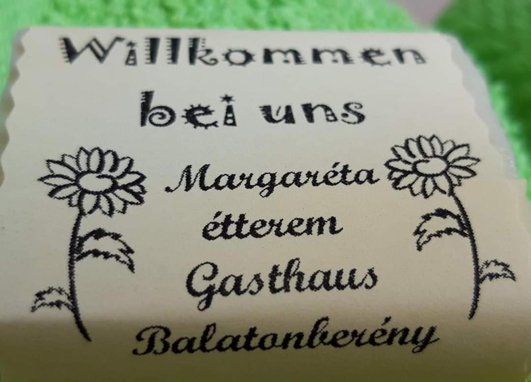 Margareta Etterem Es Vendeghaz Gasthaus Balatonberény Eksteriør bilde